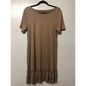 Jersey T-shirt dress with pockets